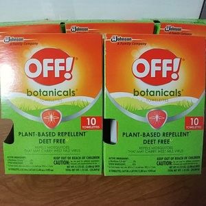 5 Boxes OFF! Botanicals towelettes